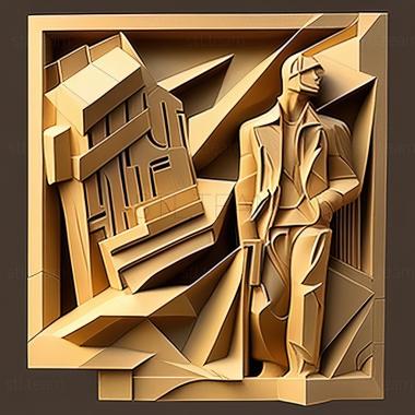 3D model Lionel feininger American artist (STL)